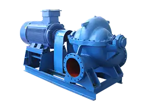 Horizontal double suction split pump